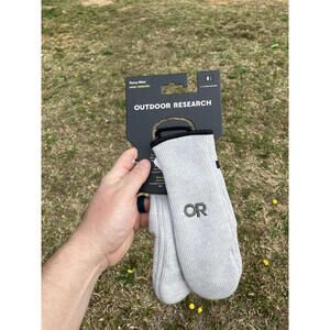 Outdoor Research Women’s Flurry Mitts, Grey Size Small Winter Snow NEW